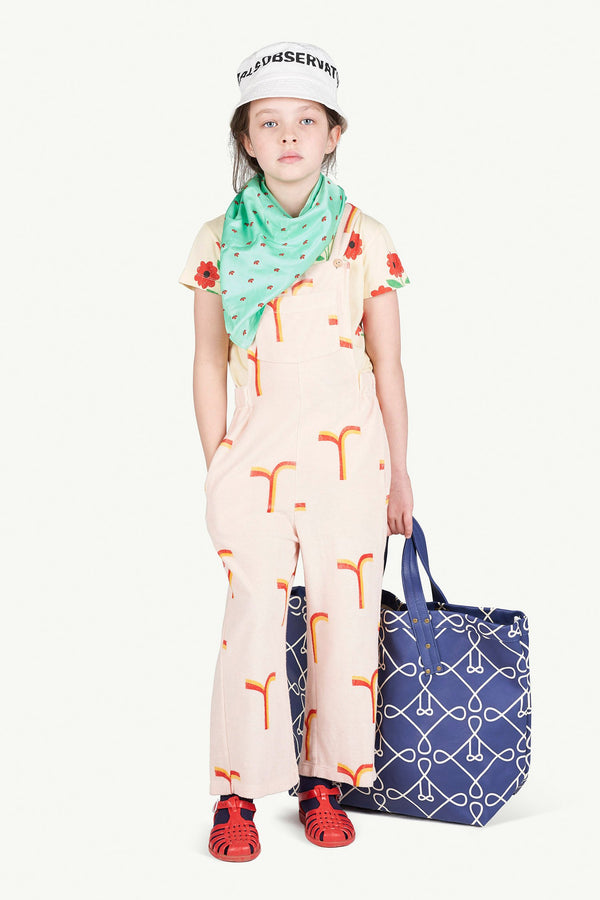 Blue Canvas Tote Bag MODEL FRONT