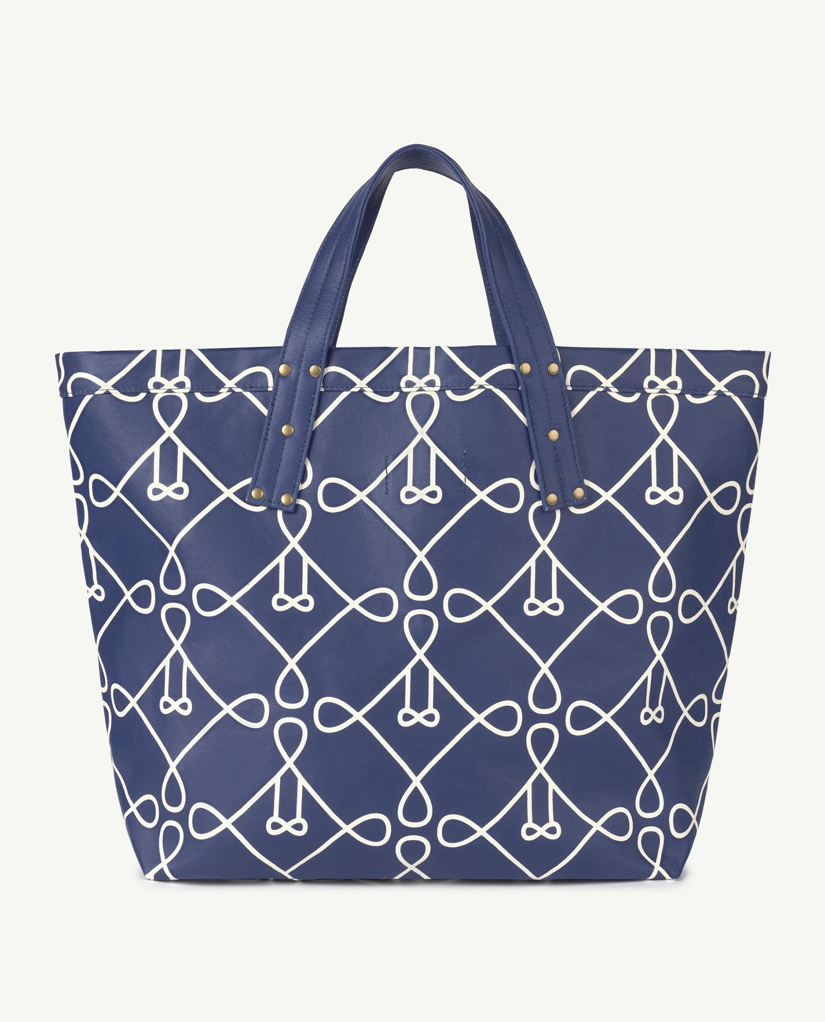 Blue Canvas Tote Bag PRODUCT BACK