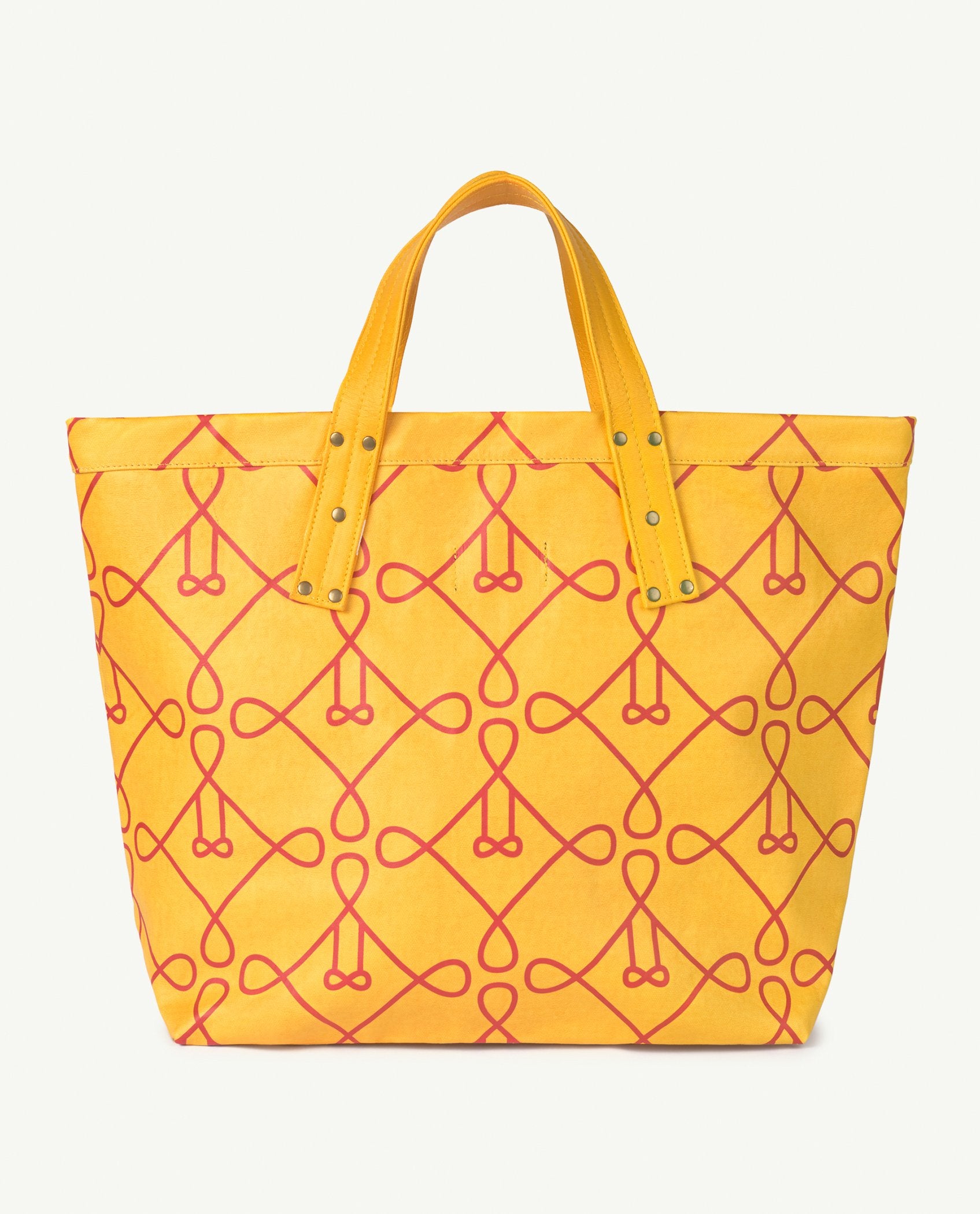 Yellow Canvas Tote Bag PRODUCT BACK