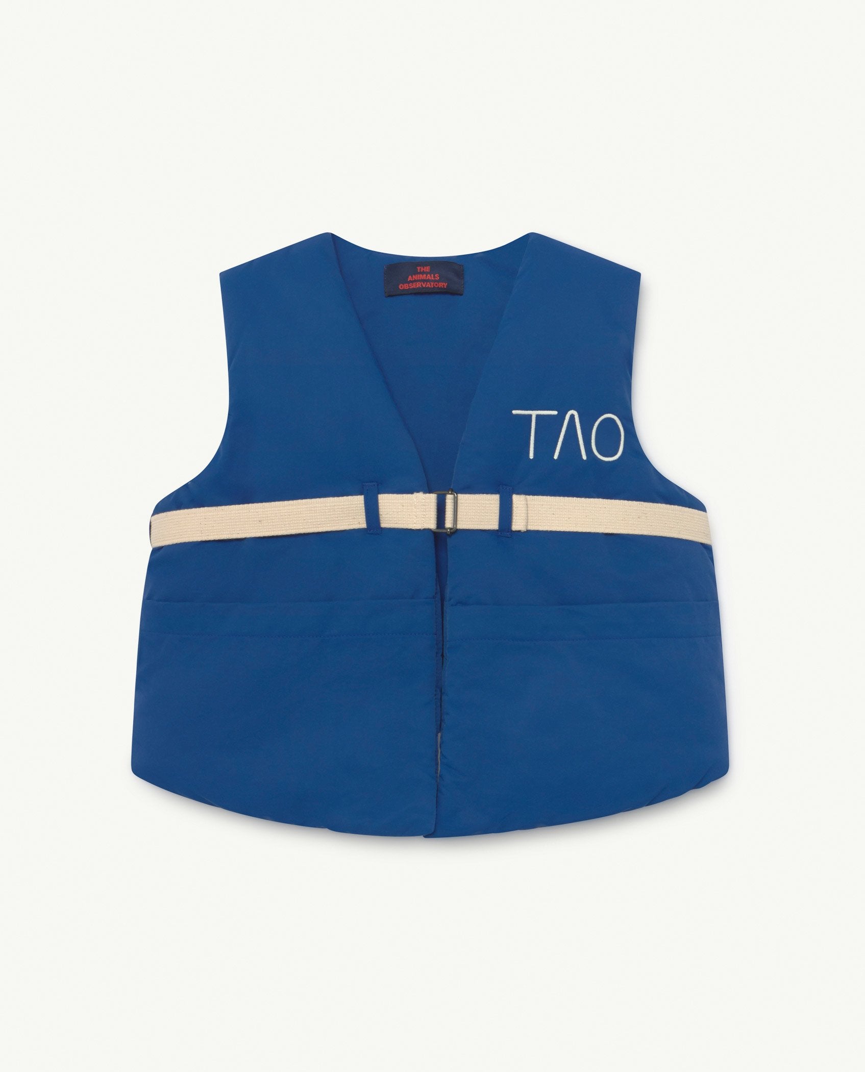 Blue TAO Lamb Vest PRODUCT FRONT