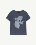 Soft Blue Peace Rooster T-Shirt