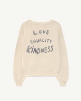 Soft Bear Peace Sweatshirt PRODUCT BACK