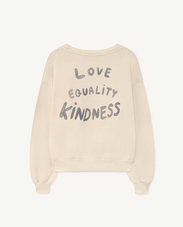 Soft Bear Peace Sweatshirt PRODUCT BACK