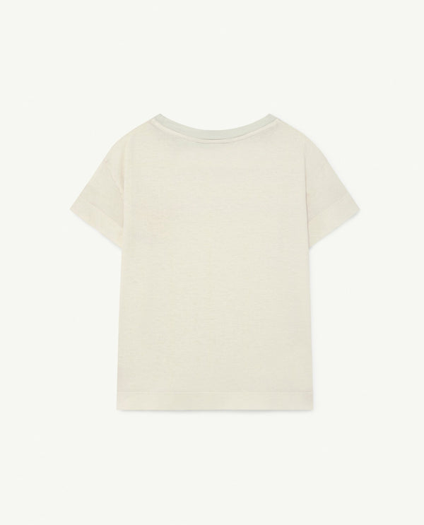 Soft White Celebrate Detail Rooster T-Shirt PRODUCT BACK