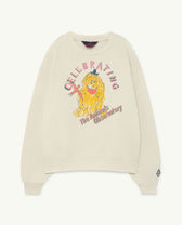 Soft White Celebrate Detail Rooster T-Shirt PRODUCT FRONT