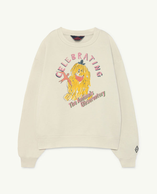 Soft White Celebrate Detail Rooster T-Shirt PRODUCT FRONT