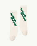White Celebrate Worm Socks