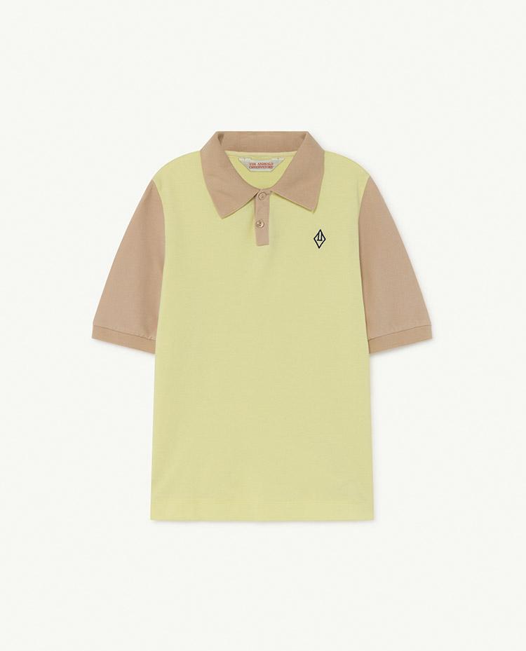Soft Yellow Logo Beetle T-Shirt COVER