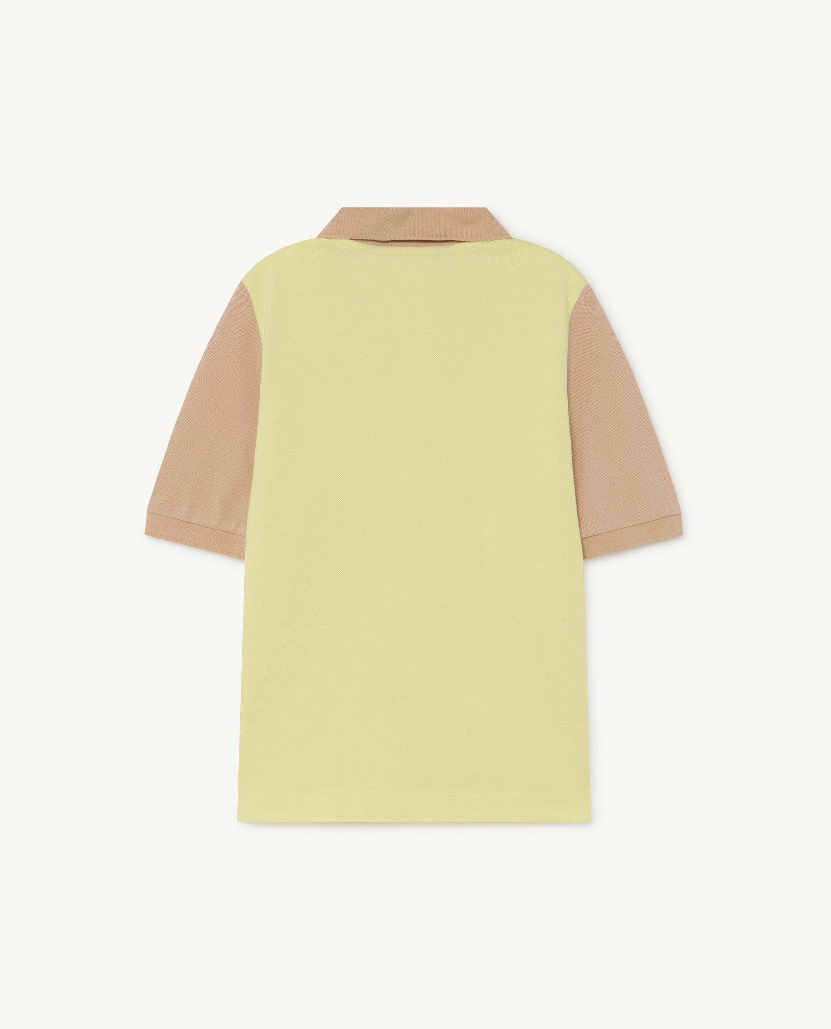 Soft Yellow Logo Beetle T-Shirt PRODUCT BACK