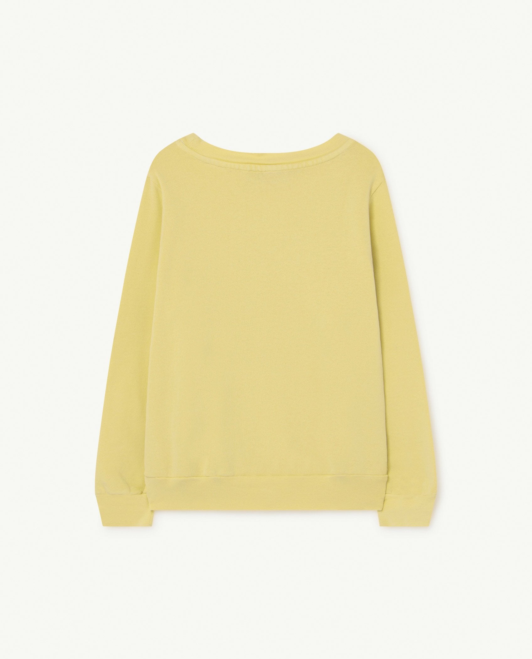 Soft Yellow Apple Bear Sweatshirt PRODUCT BACK