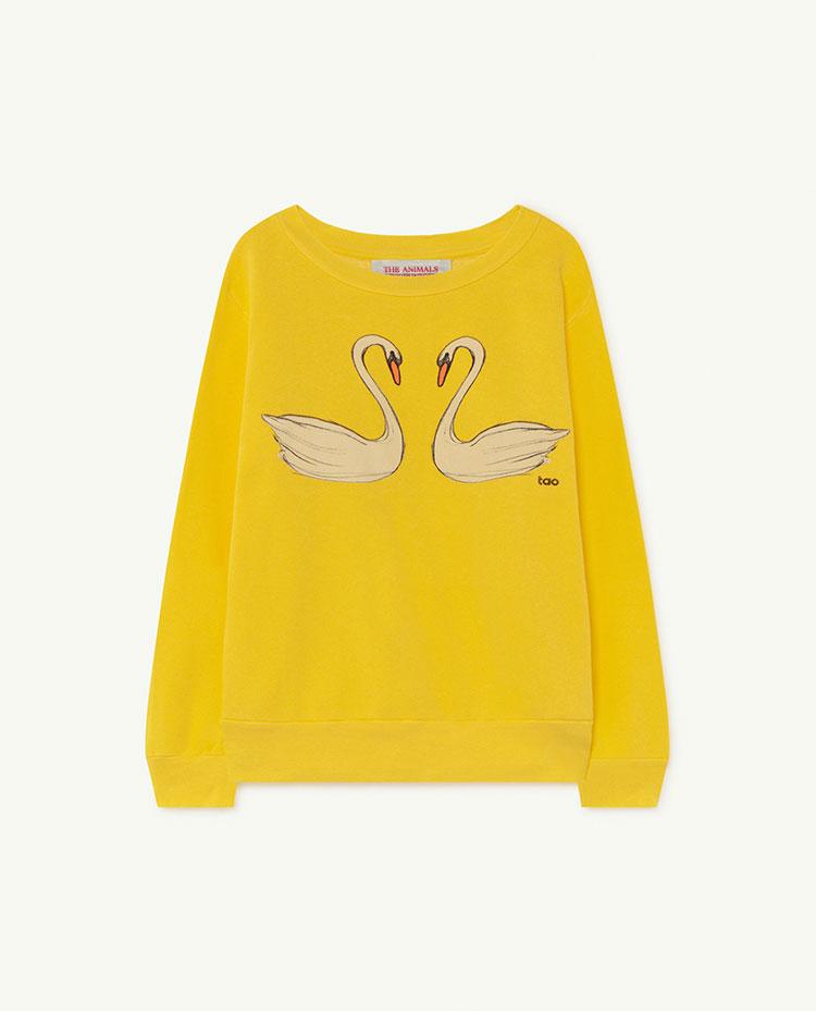 Yellow Swans Bear Sweatshirt COVER