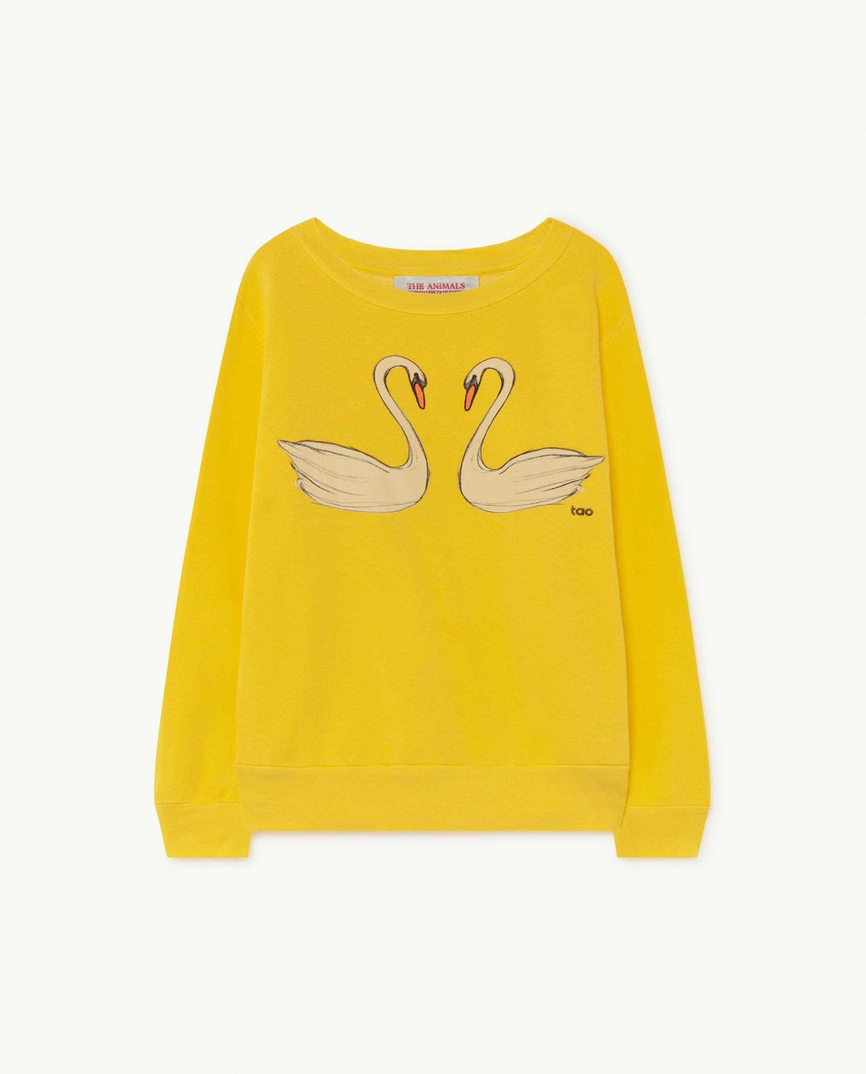 Yellow Swans Bear Sweatshirt PRODUCT FRONT