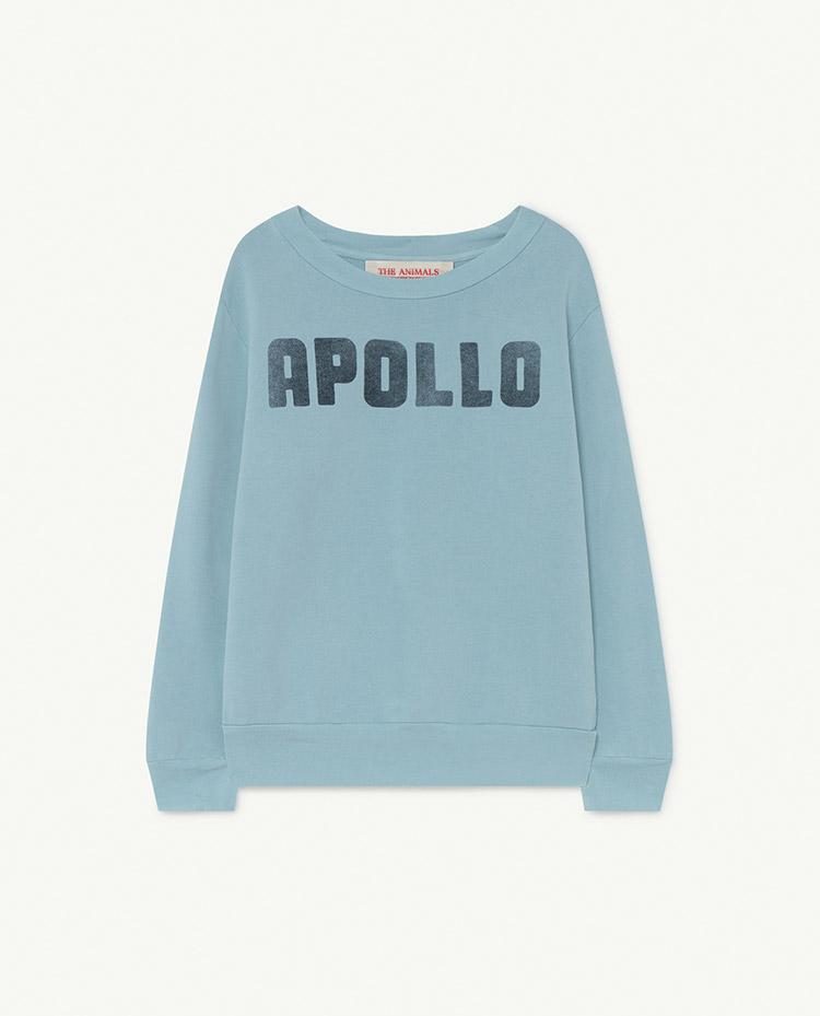 Soft Blue Apollo Bear Sweatshirt COVER
