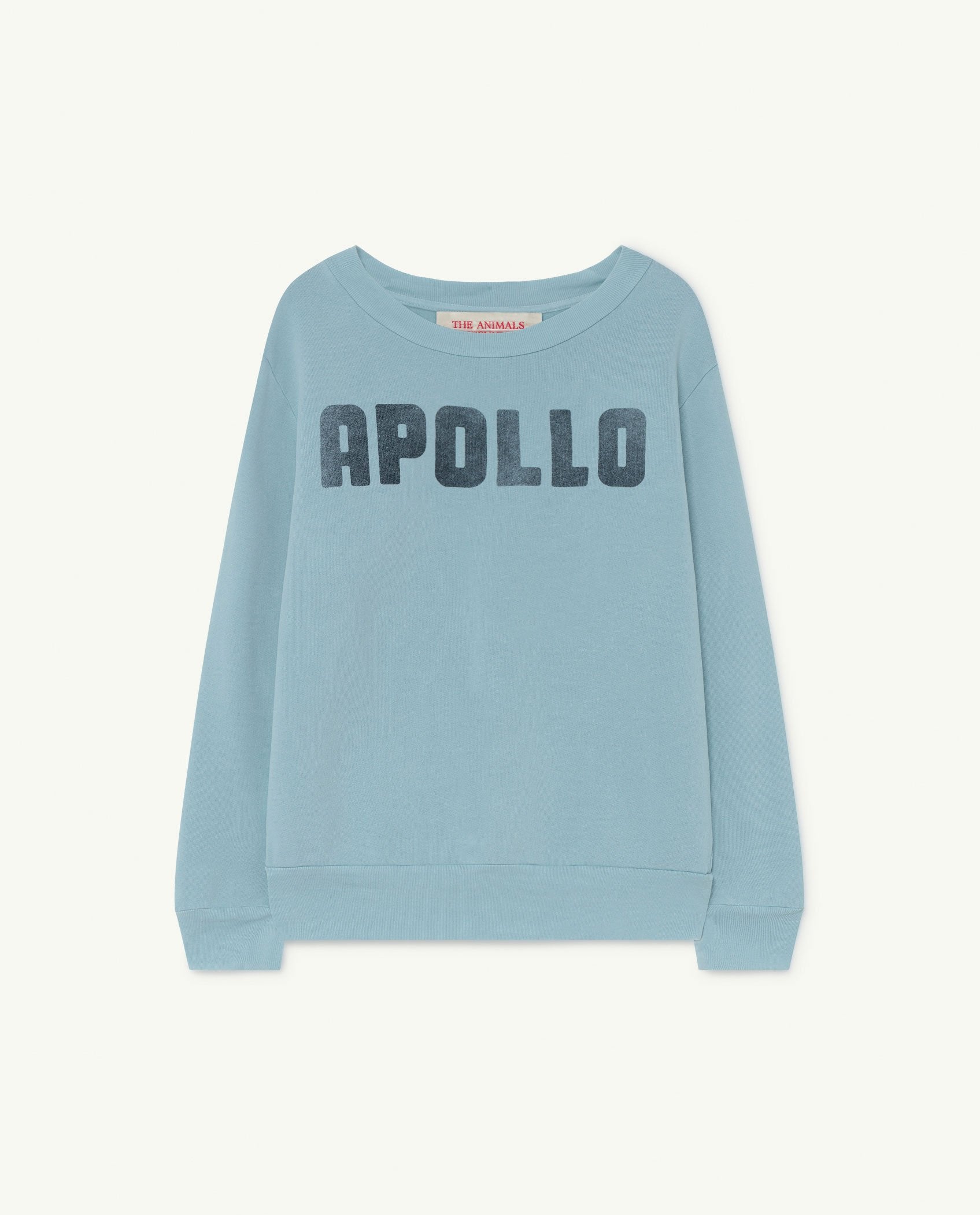 Soft Blue Apollo Bear Sweatshirt PRODUCT FRONT