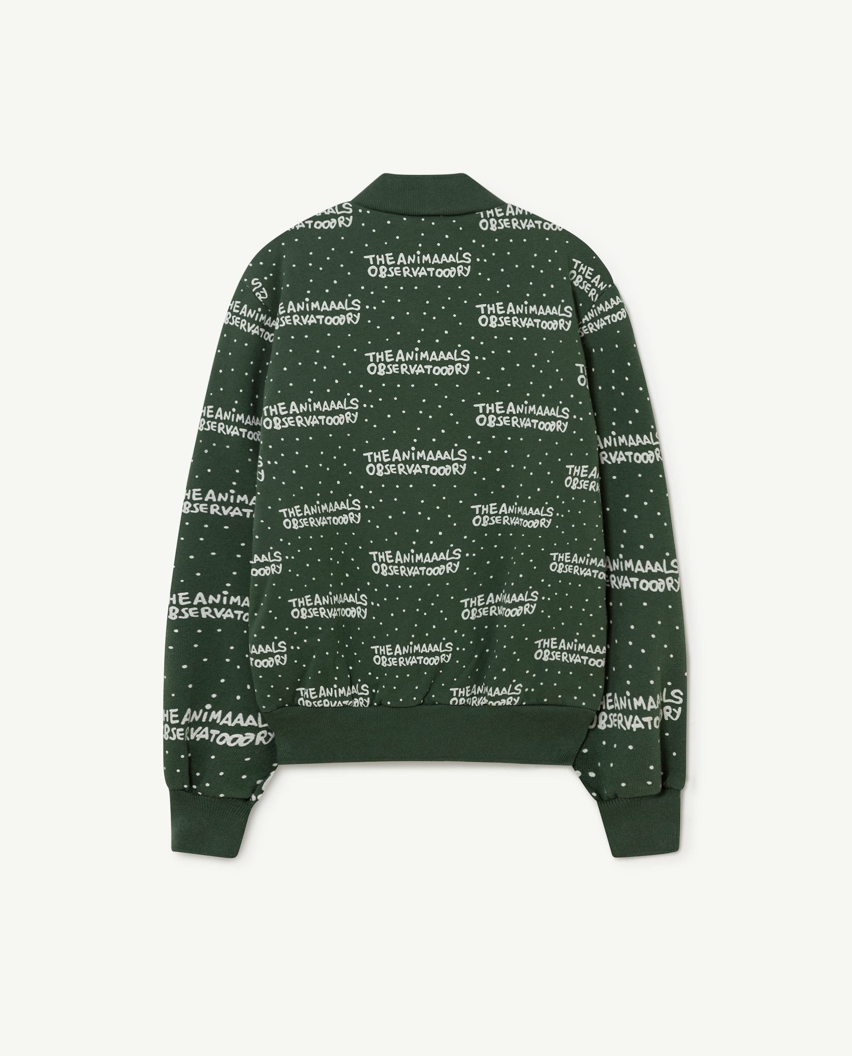 Green The Animals Zebra Sweatshirt PRODUCT BACK