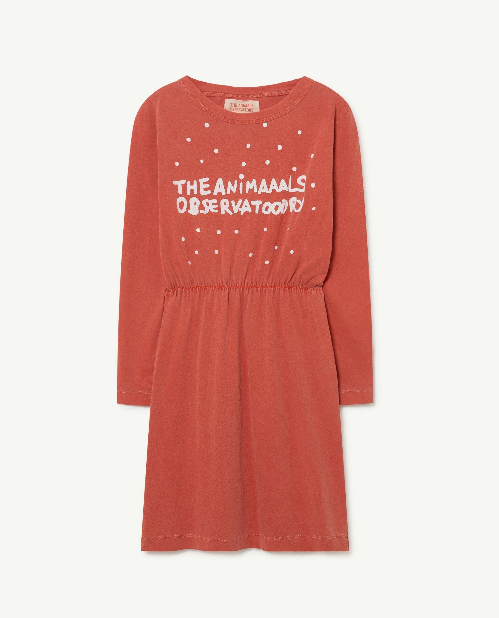 Red The Animals Crab Dress PRODUCT FRONT