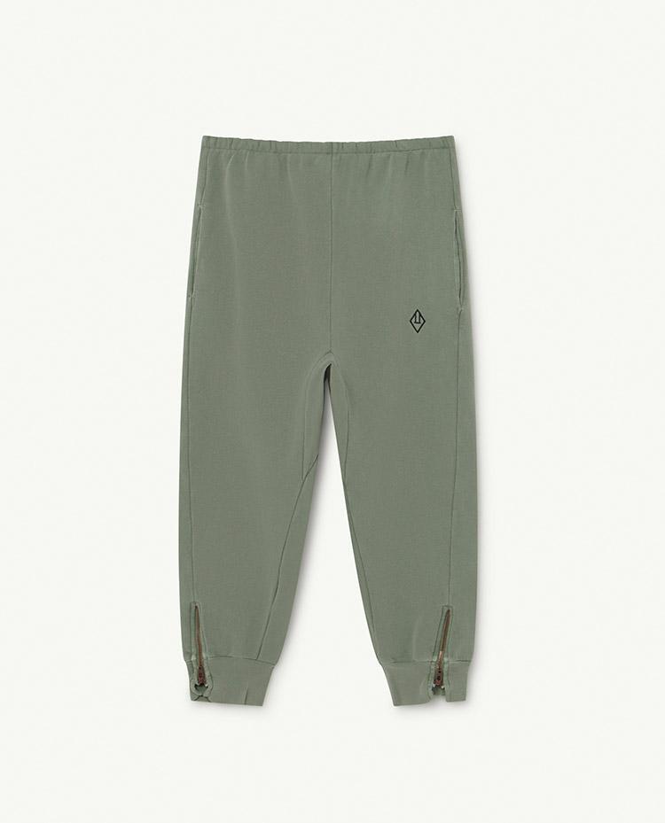 Soft Green Logo Panther Trousers COVER