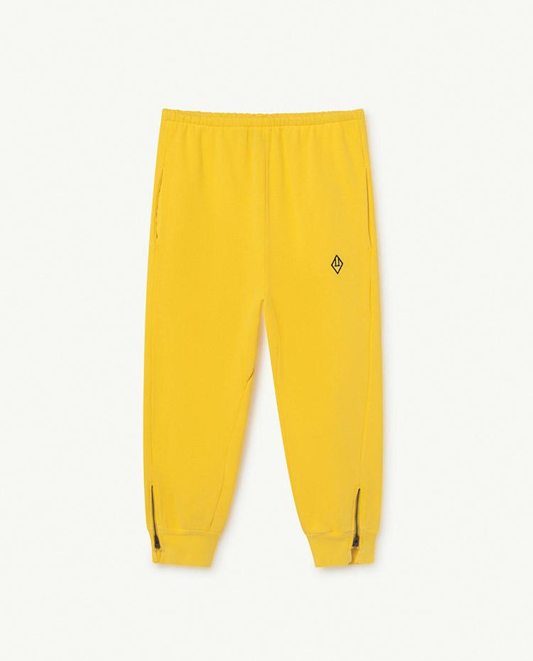 Yellow Logo Panther Trousers COVER