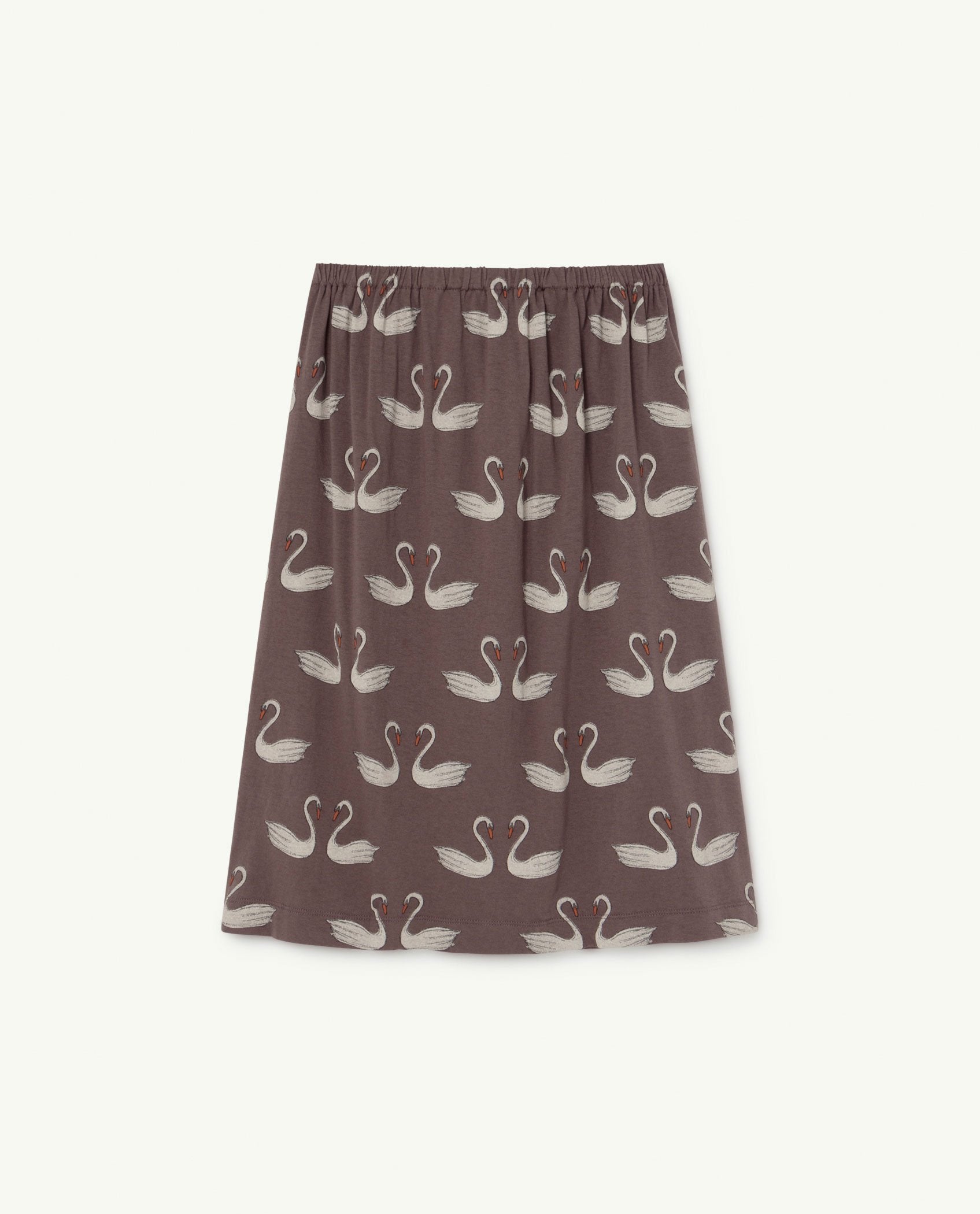 Deep Brown Swans Ladybug Skirt PRODUCT BACK