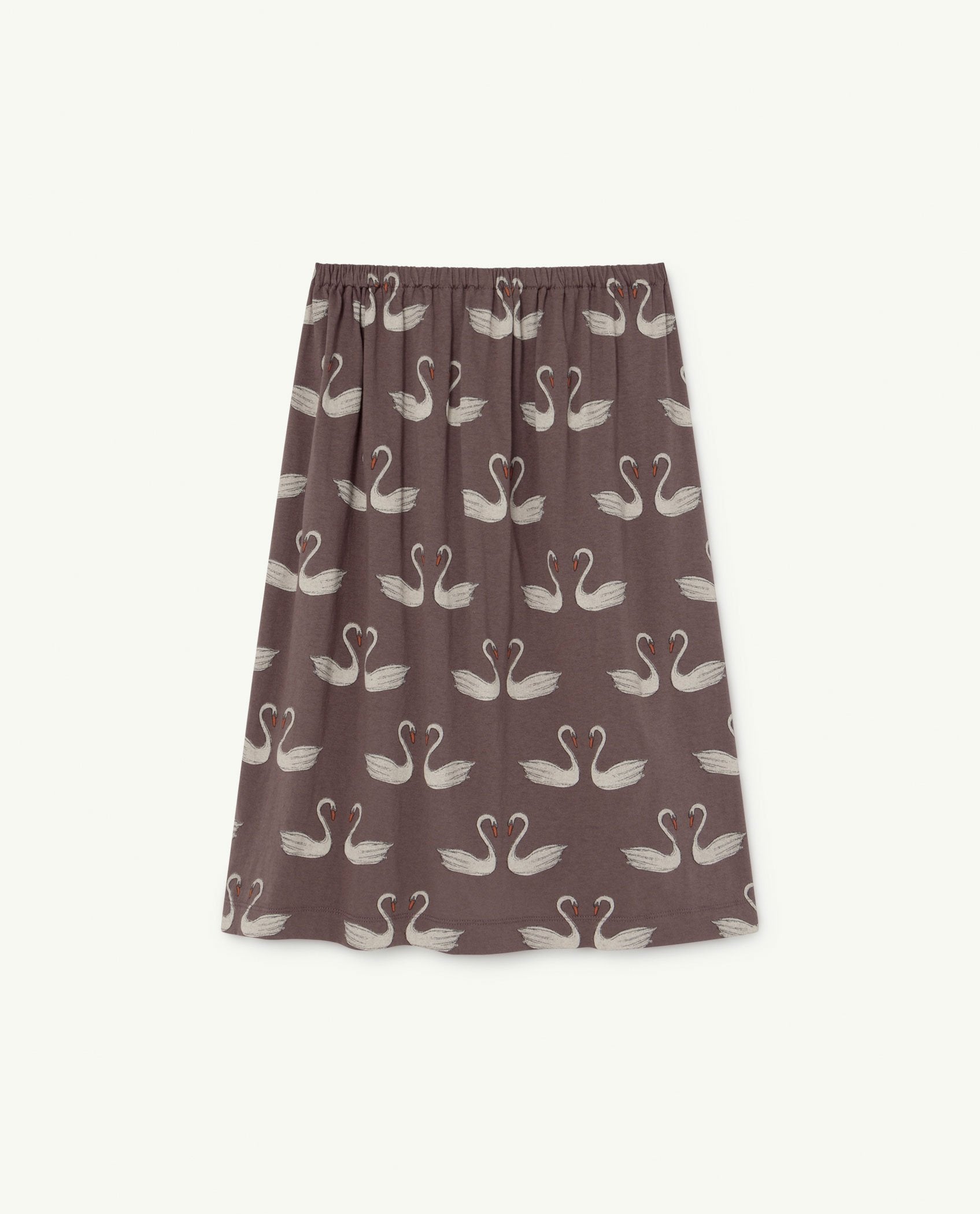 Deep Brown Swans Ladybug Skirt PRODUCT FRONT