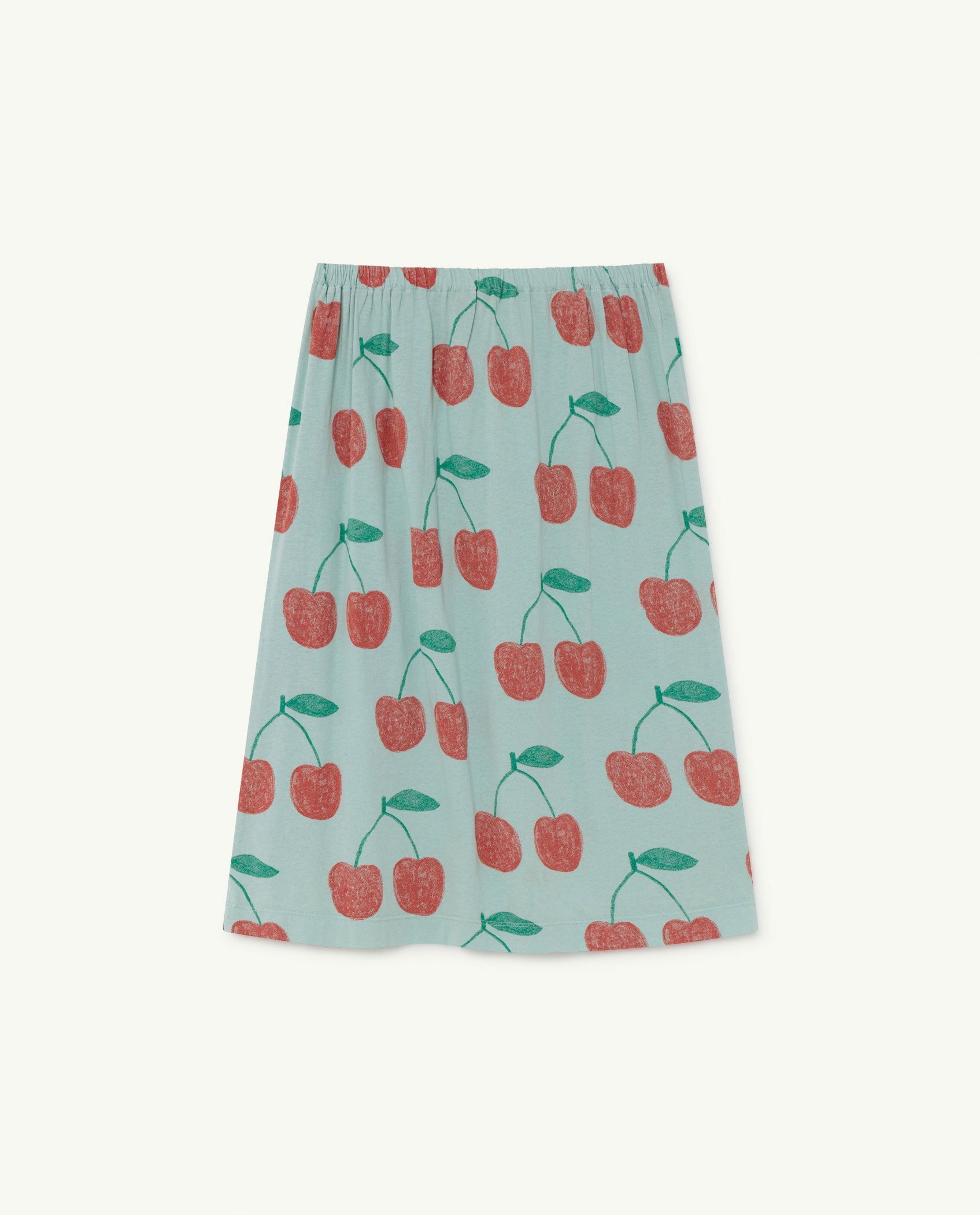 Soft Blue Cherries Ladybug Skirt PRODUCT BACK