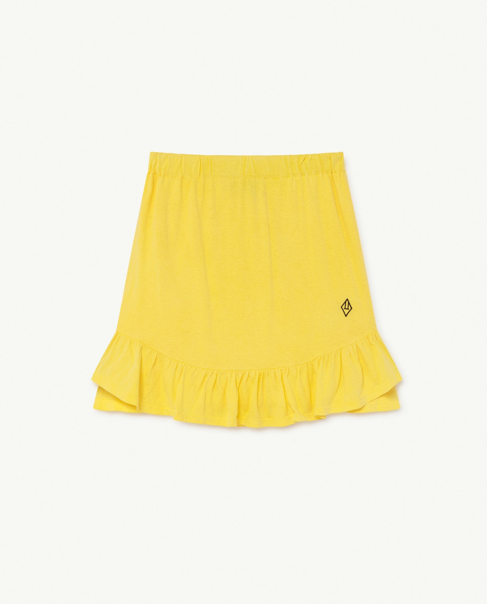 Yellow Logo Slug Skirt PRODUCT FRONT