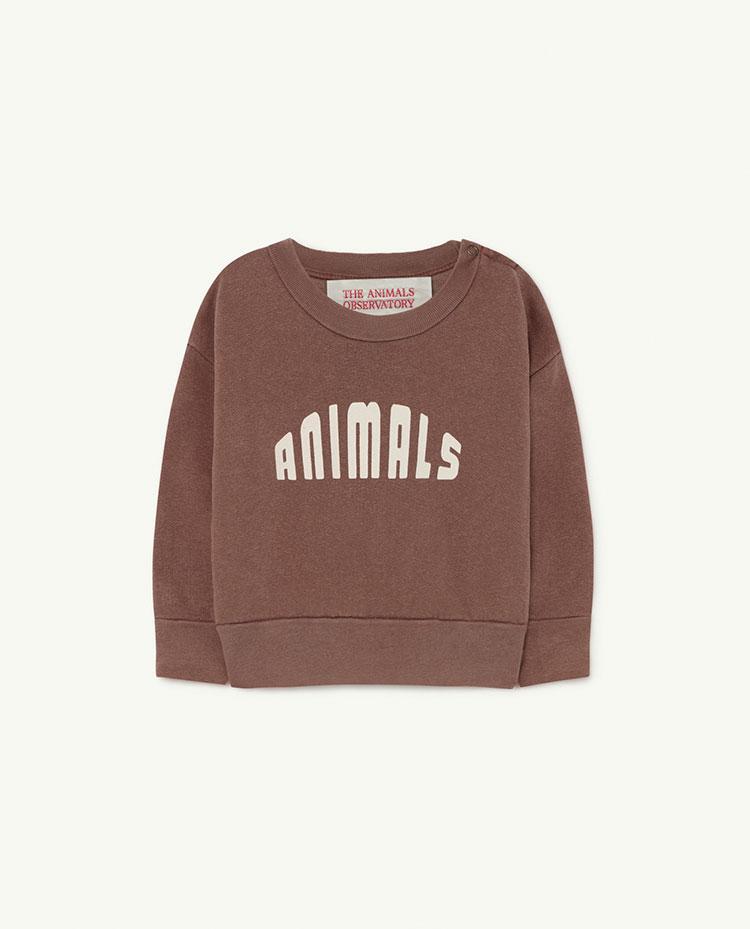 Brown Animals Bear Baby Sweatshirt COVER