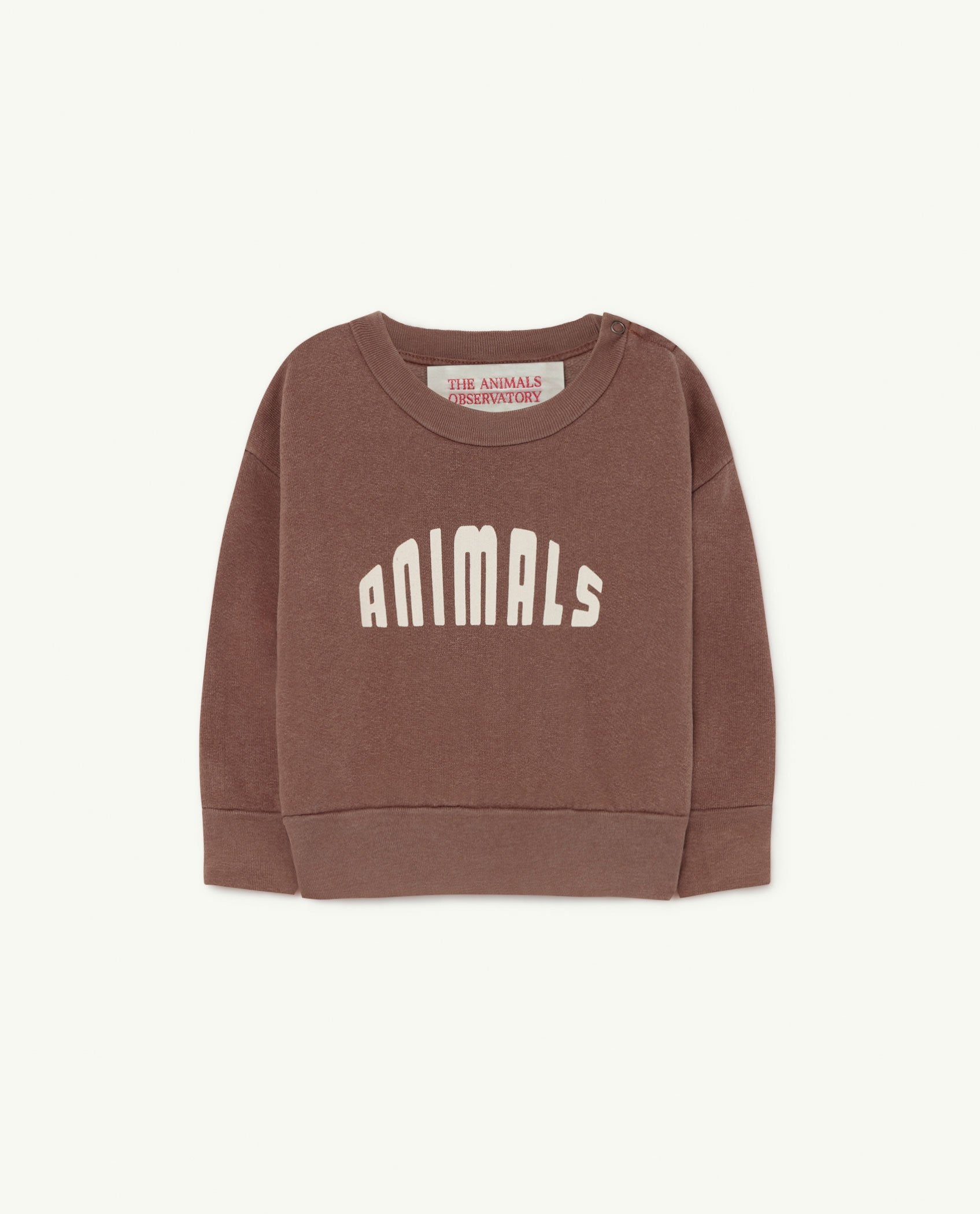 Brown Animals Bear Baby Sweatshirt PRODUCT FRONT