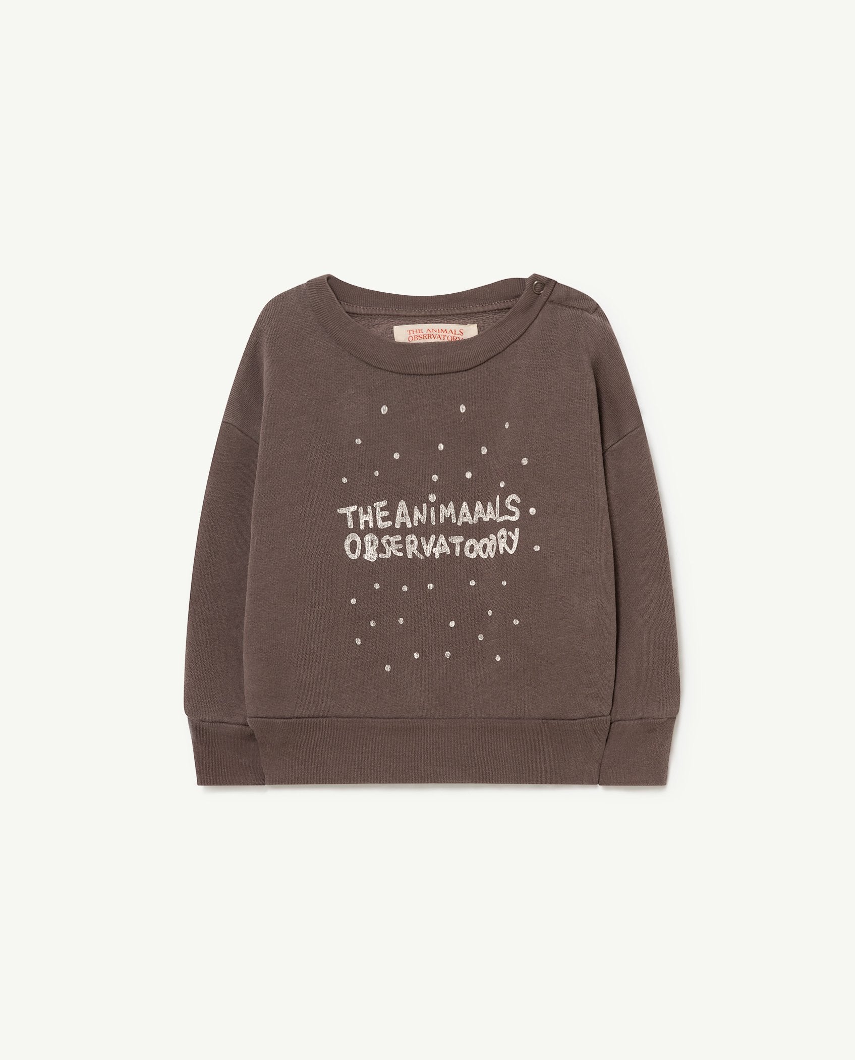 Brown The Animals Bear Baby Sweatshirt PRODUCT FRONT