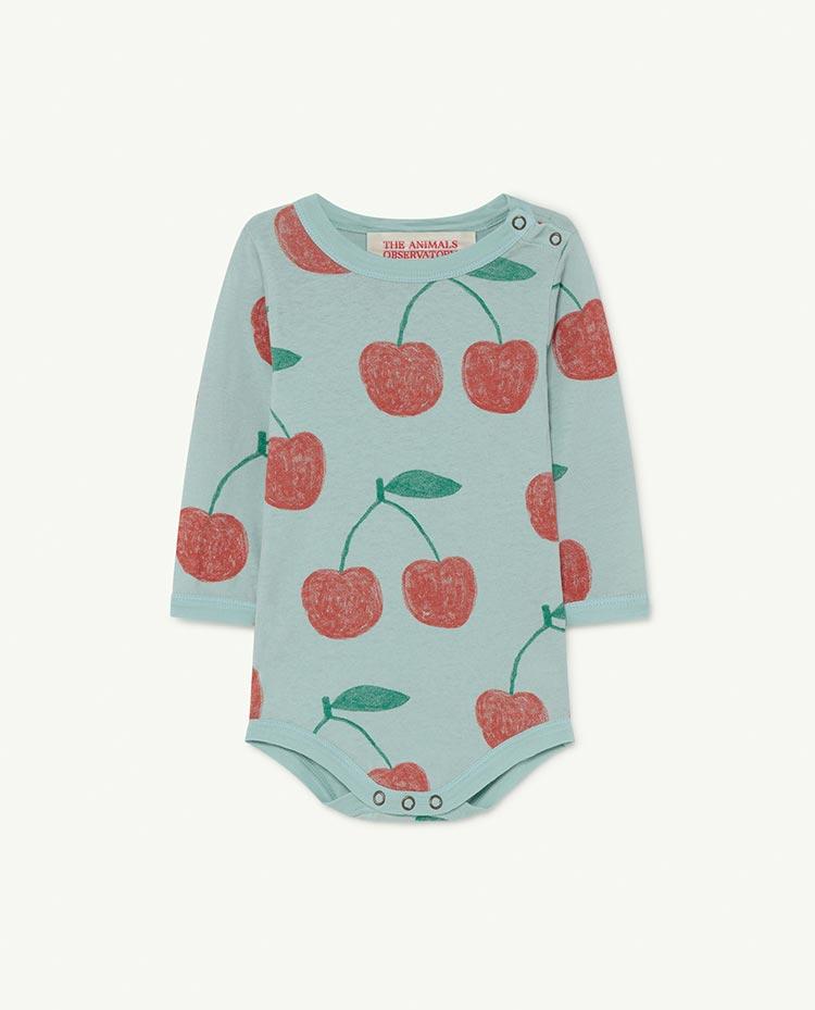 Soft Blue Cherries Wasp Body COVER