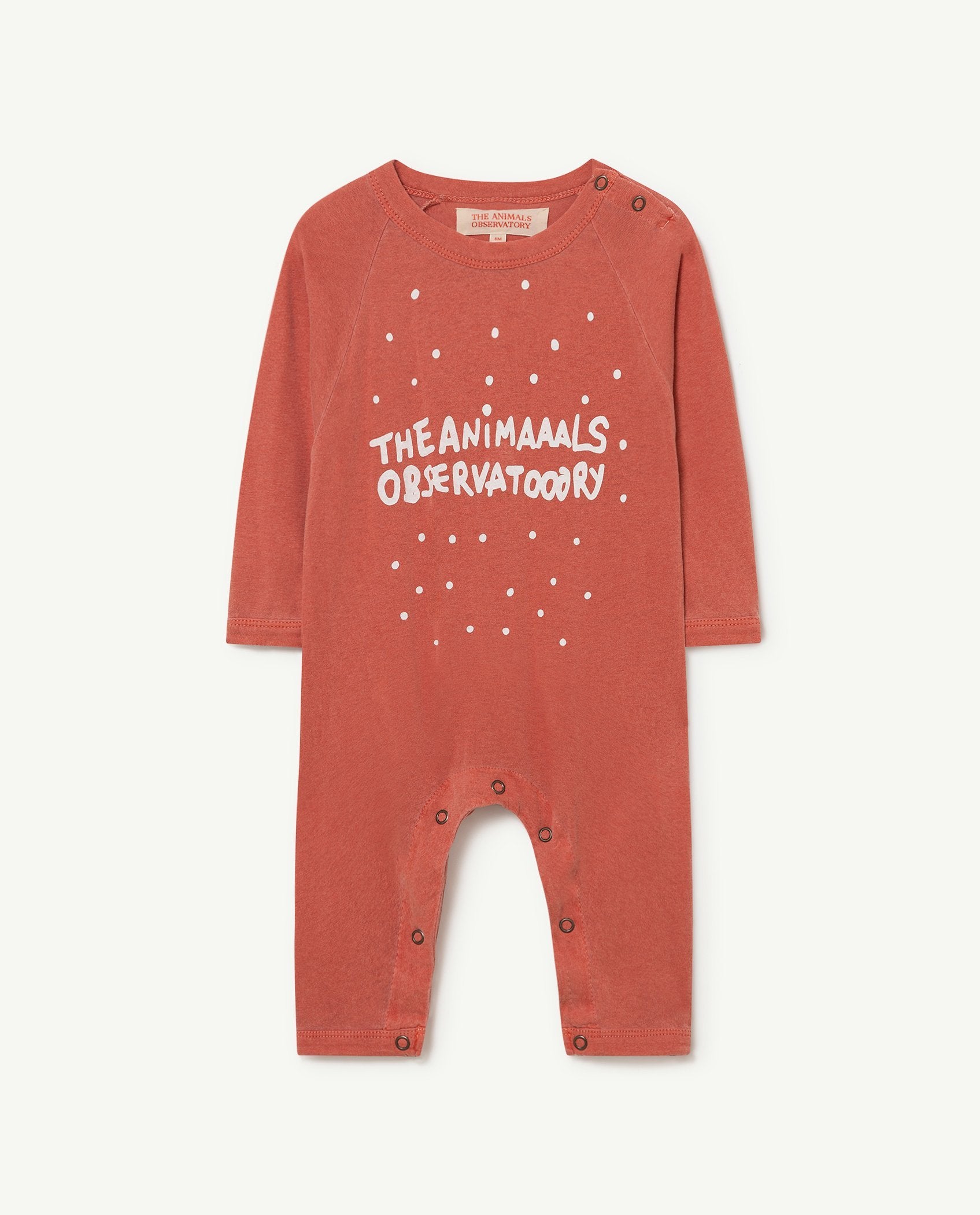 Red The Animals Owl Baby Pyjama PRODUCT FRONT