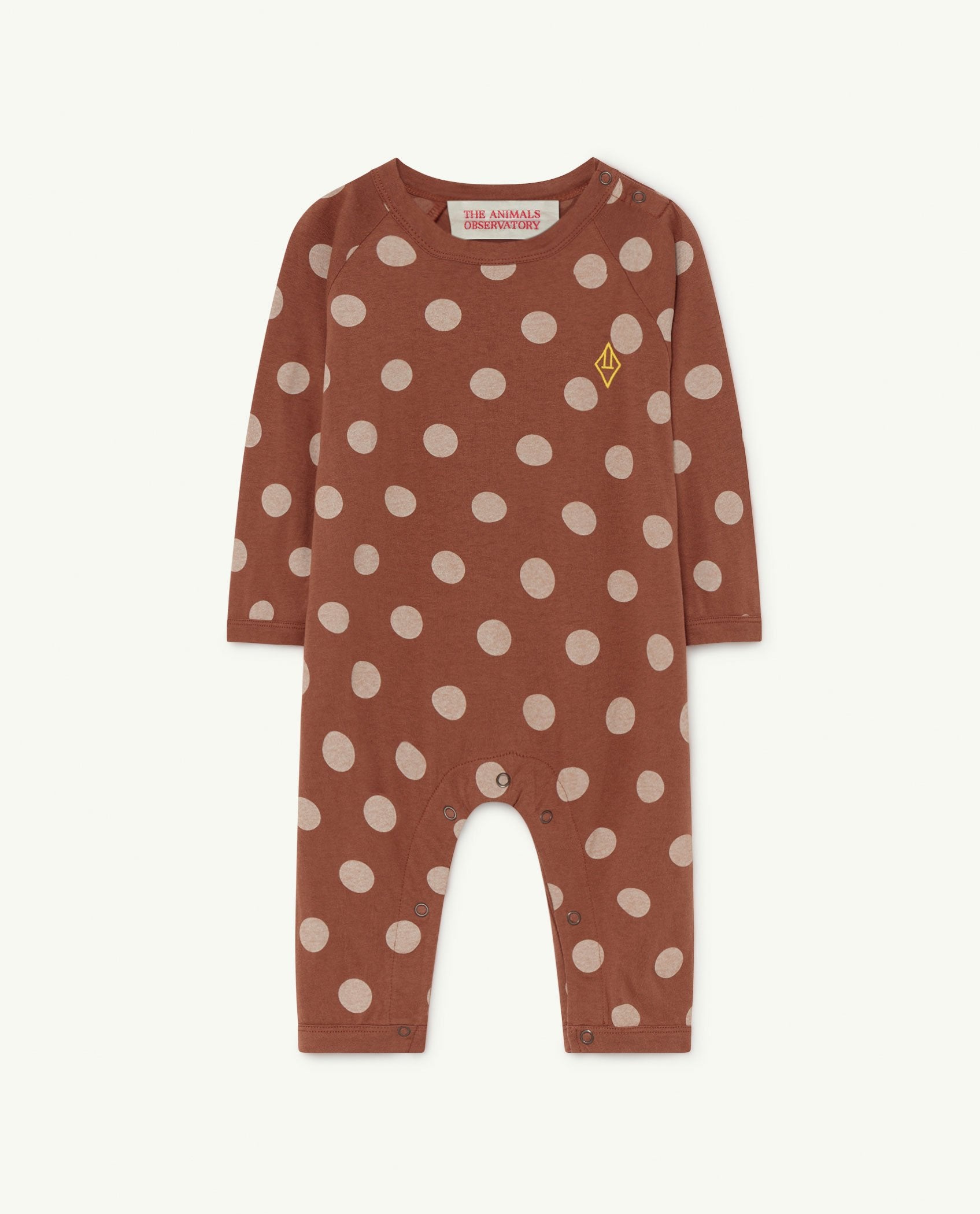 Brown Dots Owl Baby Pyjama PRODUCT FRONT