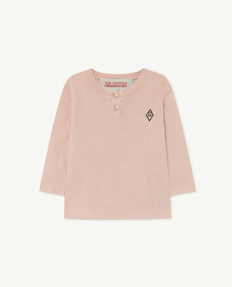 Soft Pink Logo Whistler Baby T-Shirt COVER