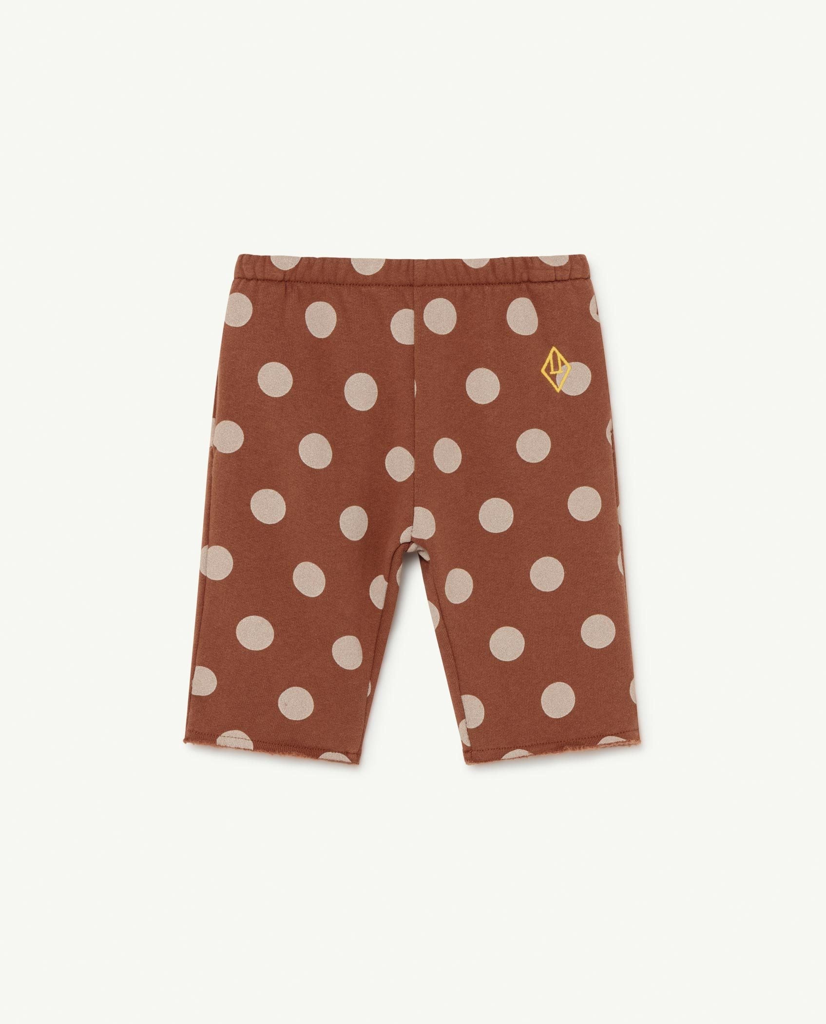 Brown Dots Horse Baby Trousers PRODUCT FRONT