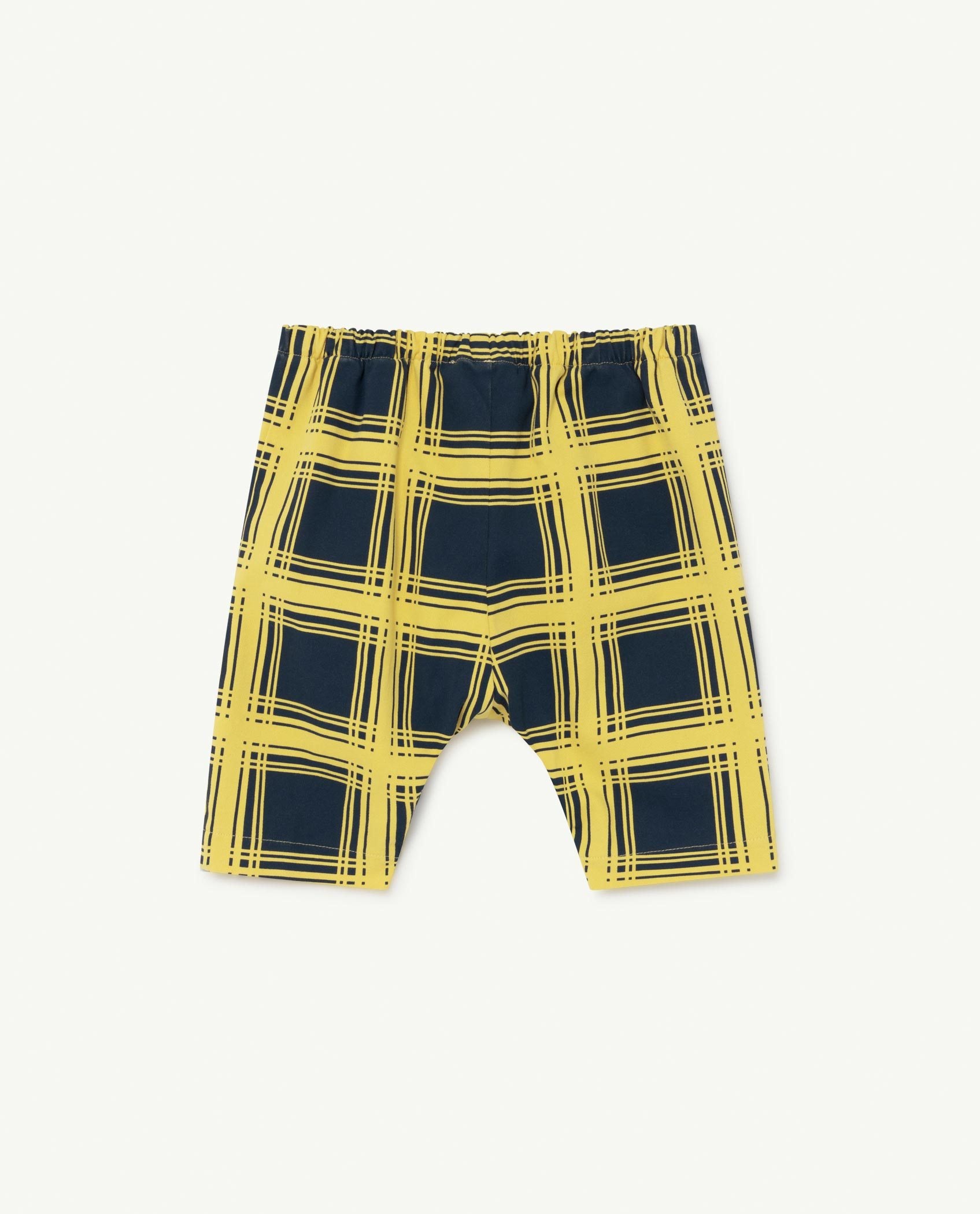 Yellow Squares Elephant Baby Trousers PRODUCT BACK