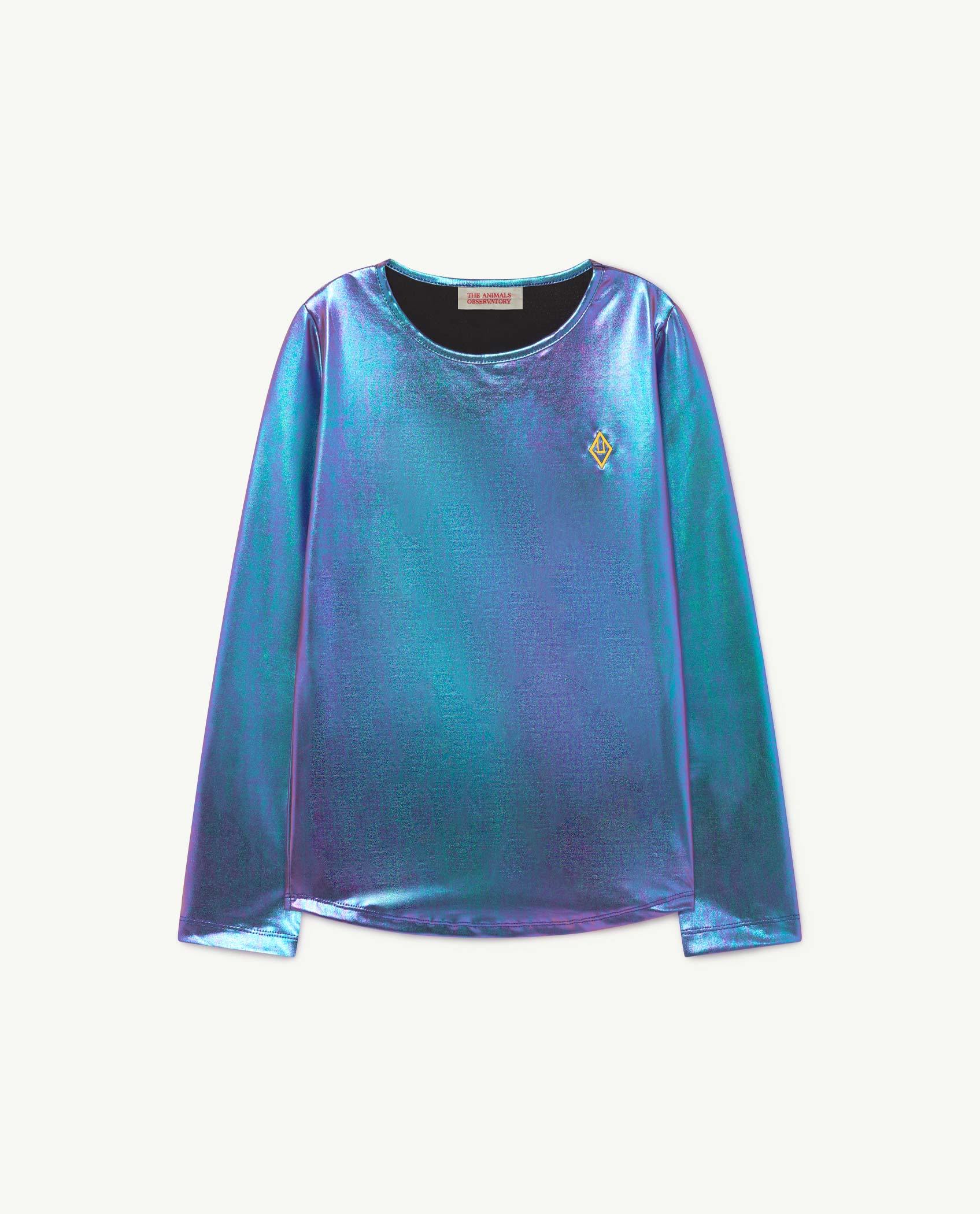 Purple Logo Shiny Deer T-Shirt PRODUCT FRONT
