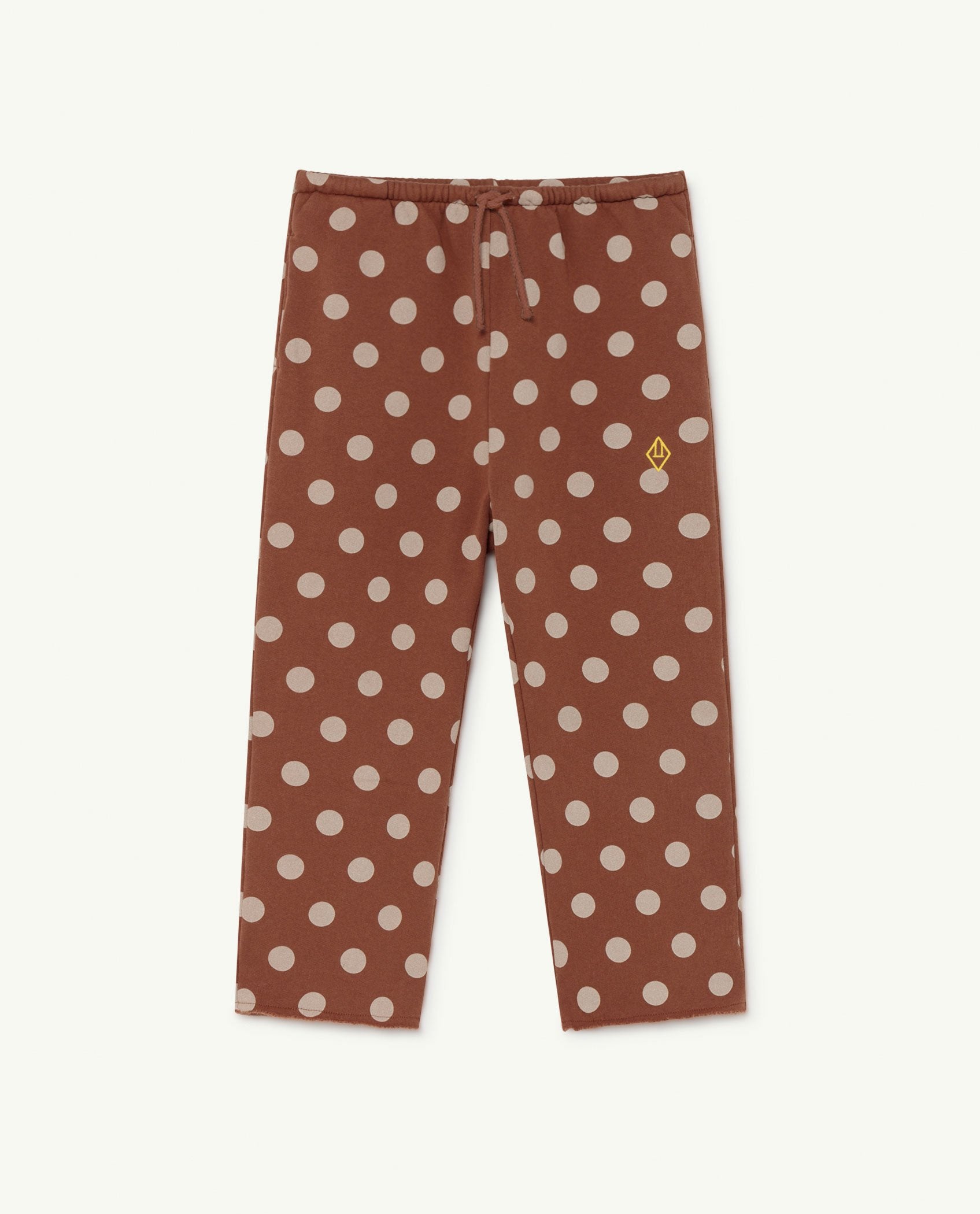 Brown Dots Horse Trousers PRODUCT FRONT