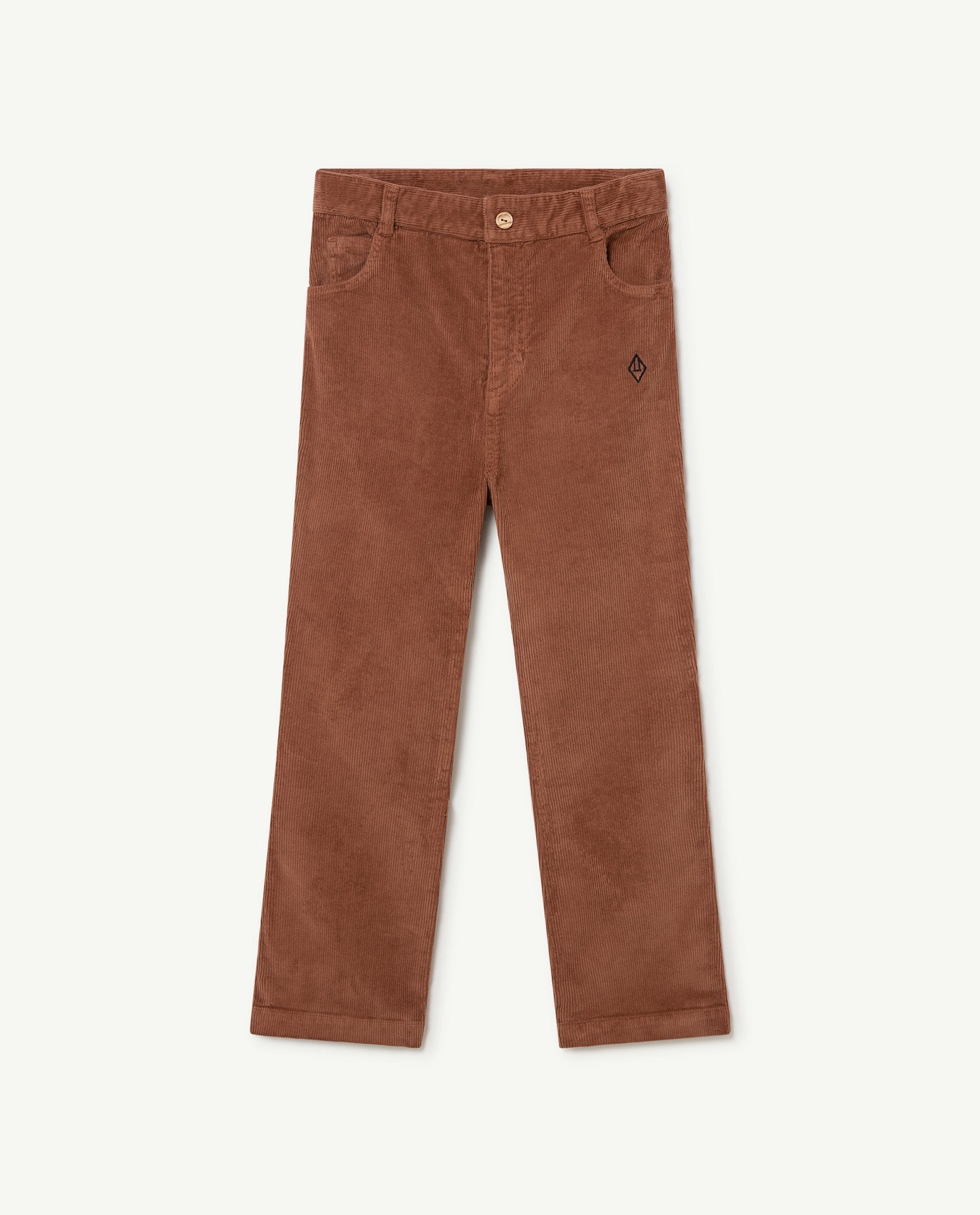 Brown Logo Porcupine Trousers PRODUCT FRONT