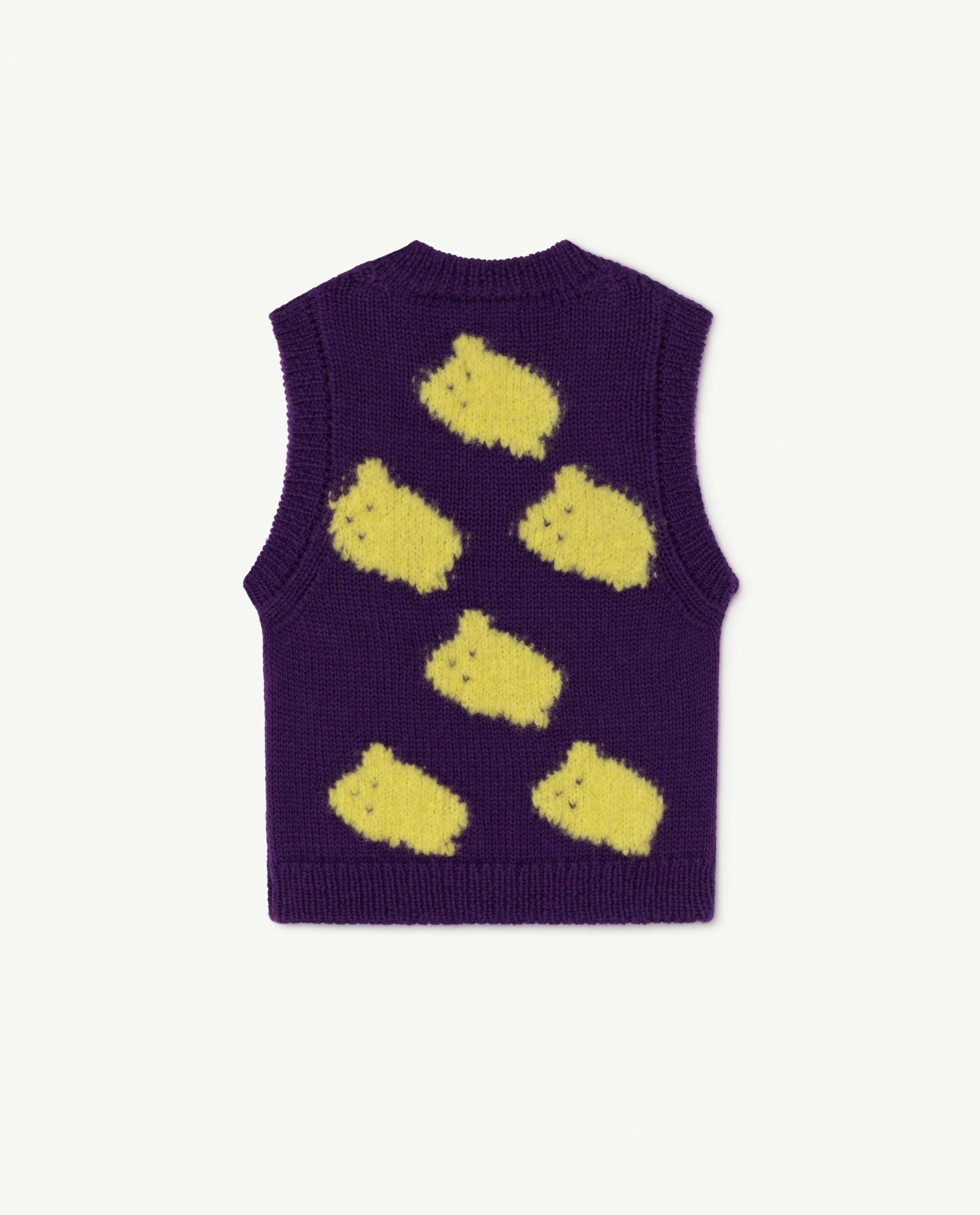 Purple Arty Bat Vest PRODUCT BACK