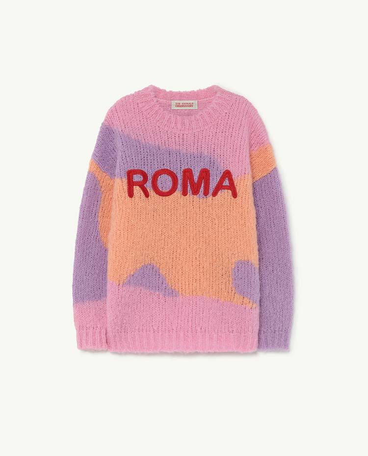 Pink Roma City Bull Sweater COVER