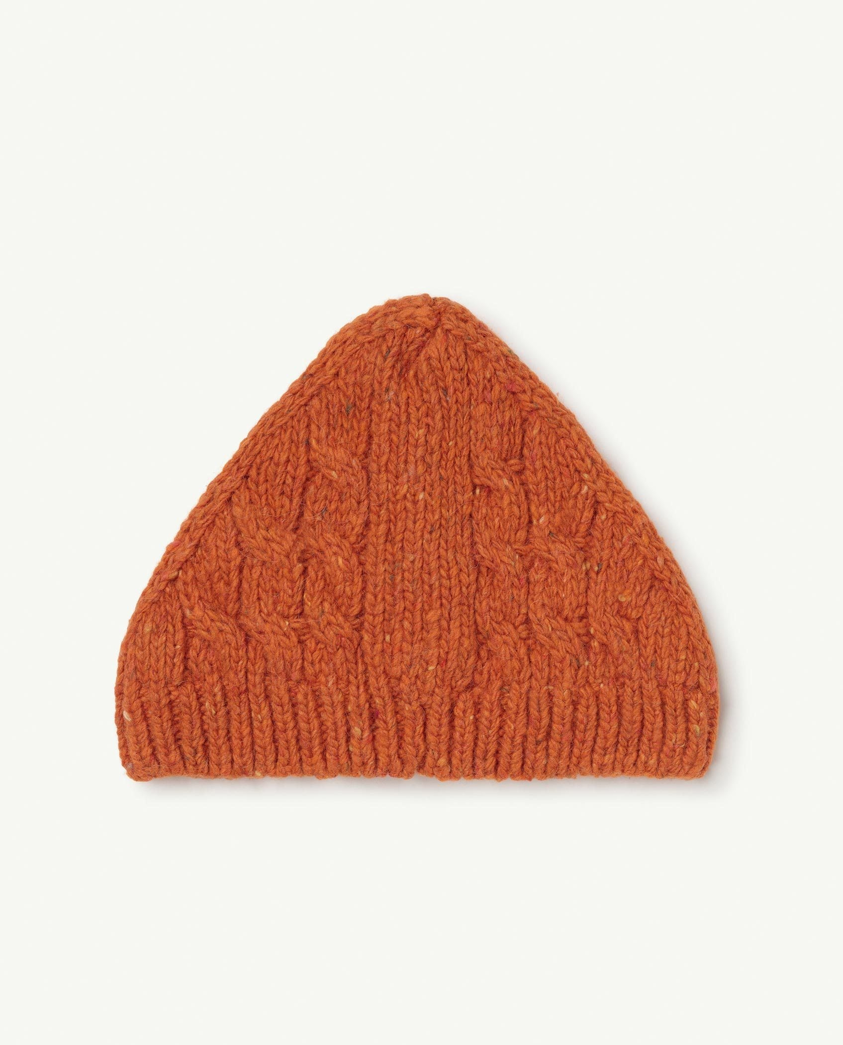 Orange Logo Braids Pony Hat PRODUCT BACK