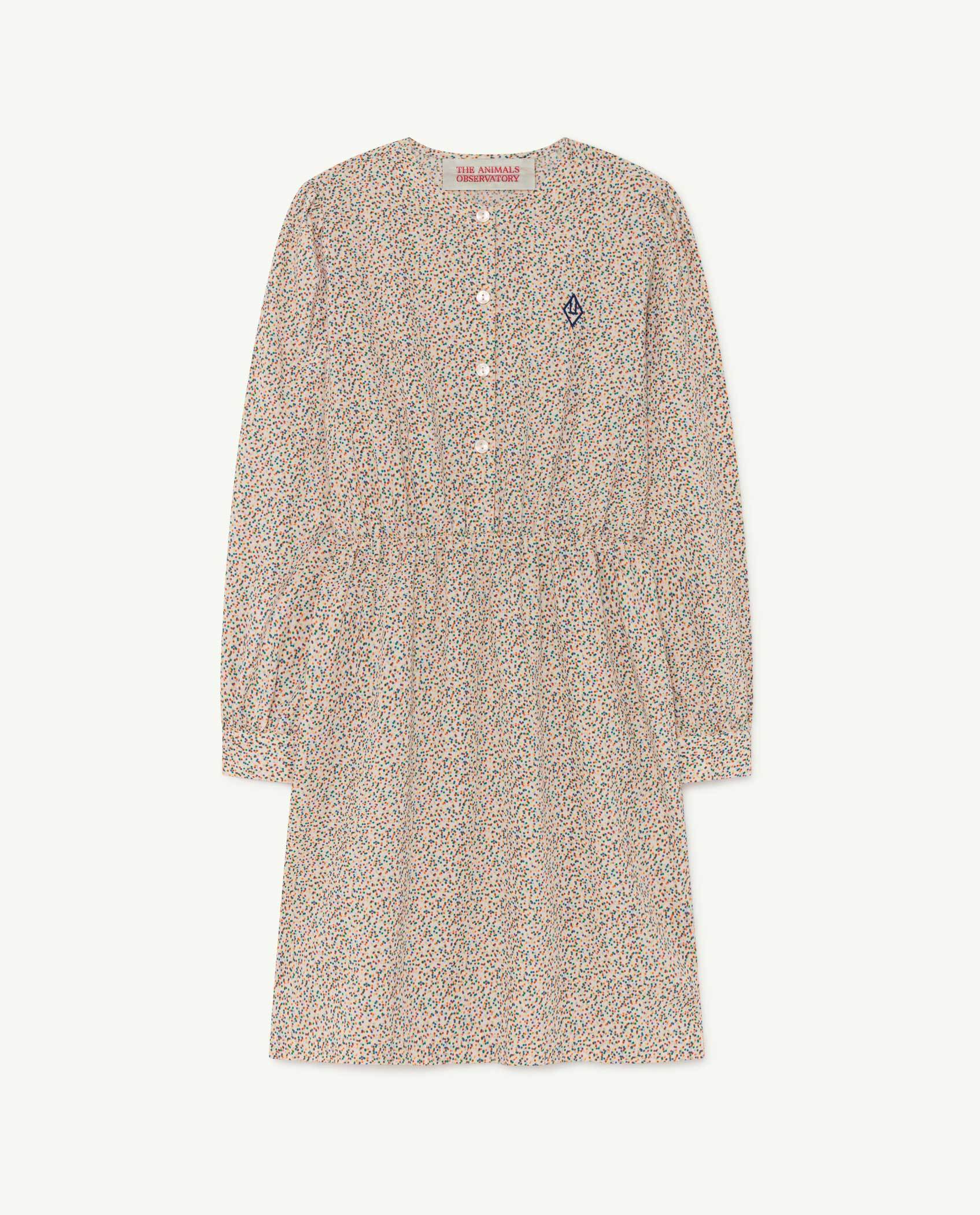 White Dots Weasel Dress PRODUCT FRONT