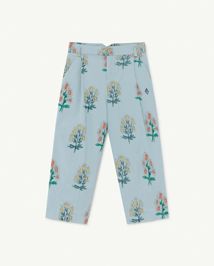 Soft Blue Flowers Emu Trousers COVER