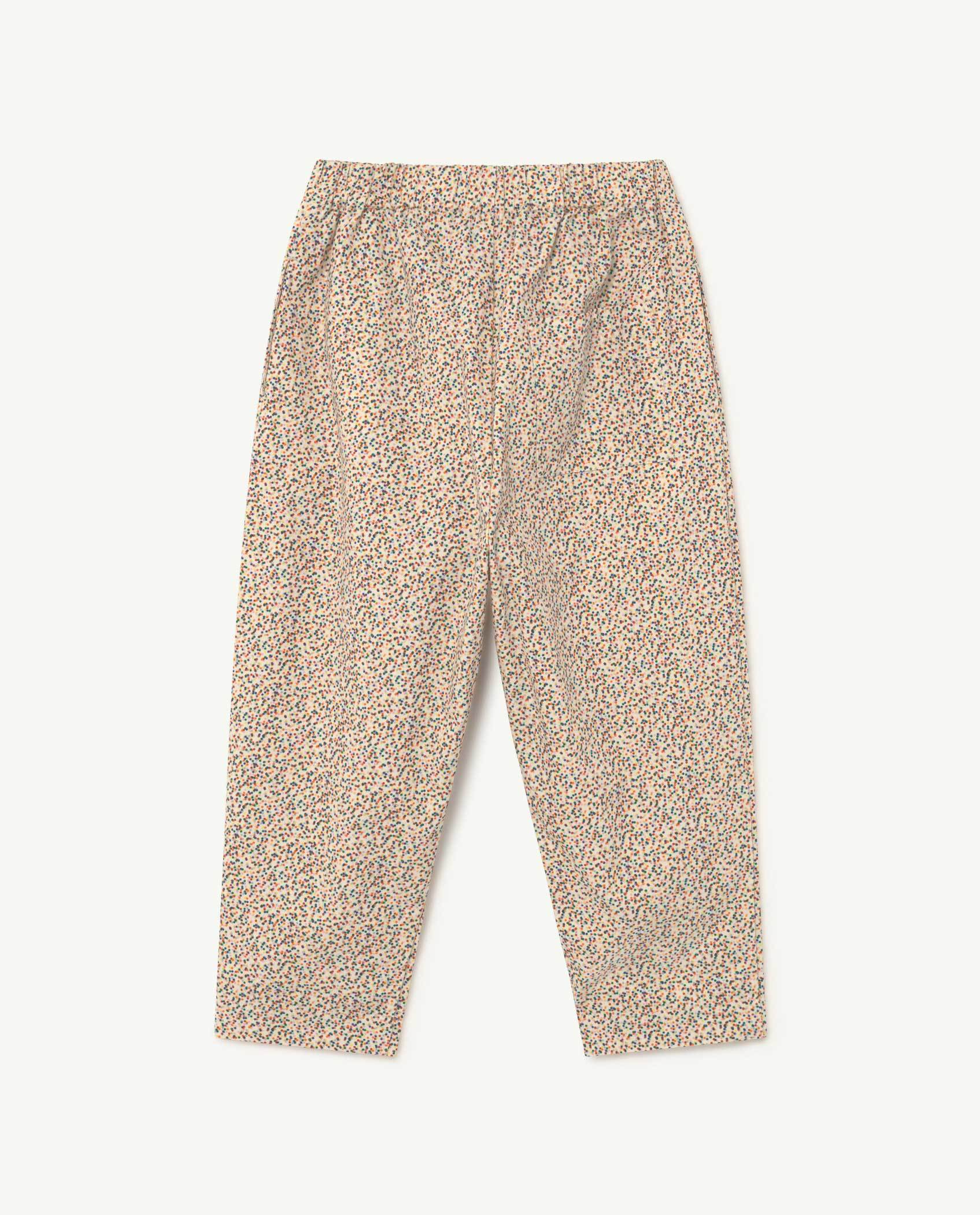 White Dots Elephant Trousers PRODUCT BACK