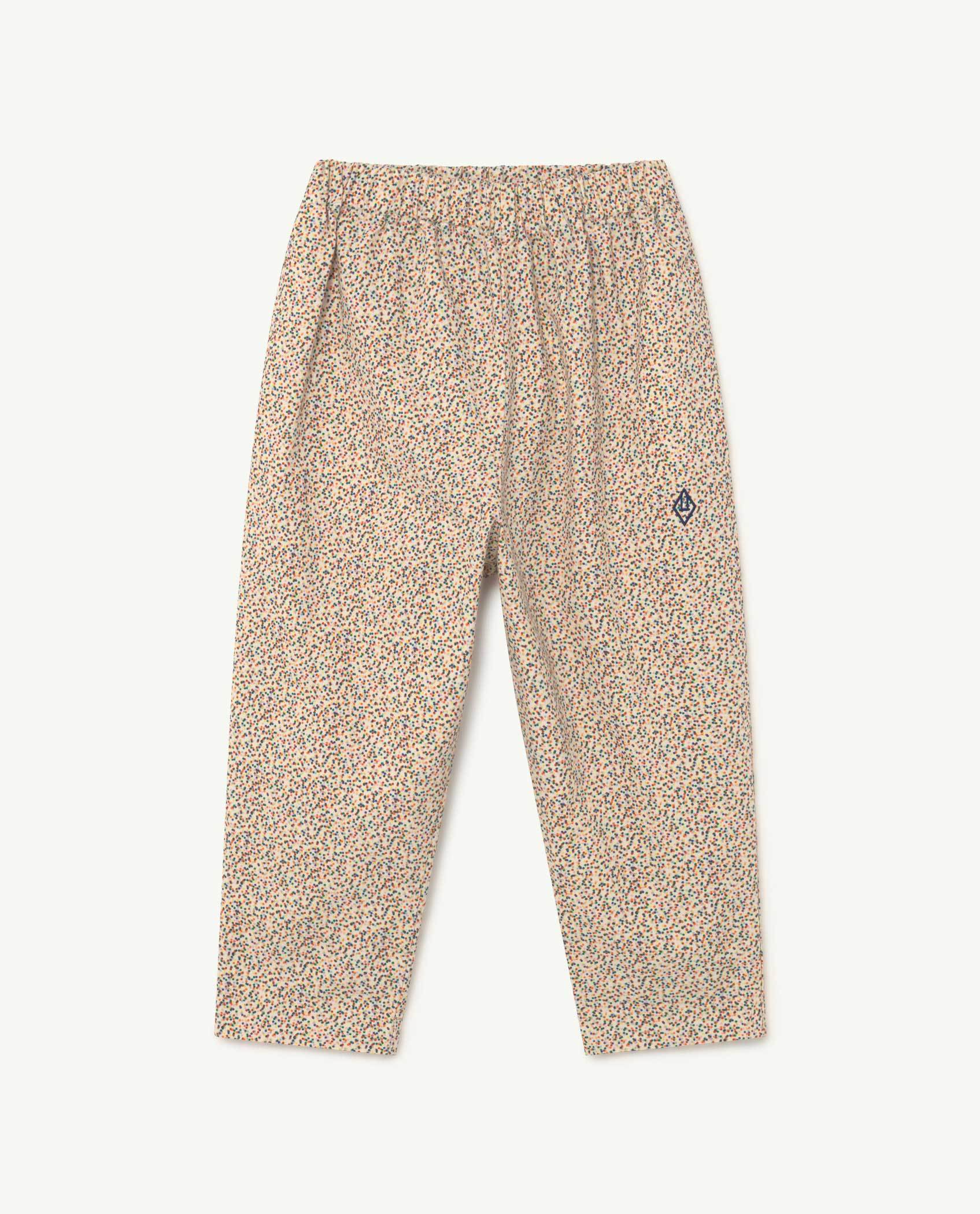 White Dots Elephant Trousers PRODUCT FRONT