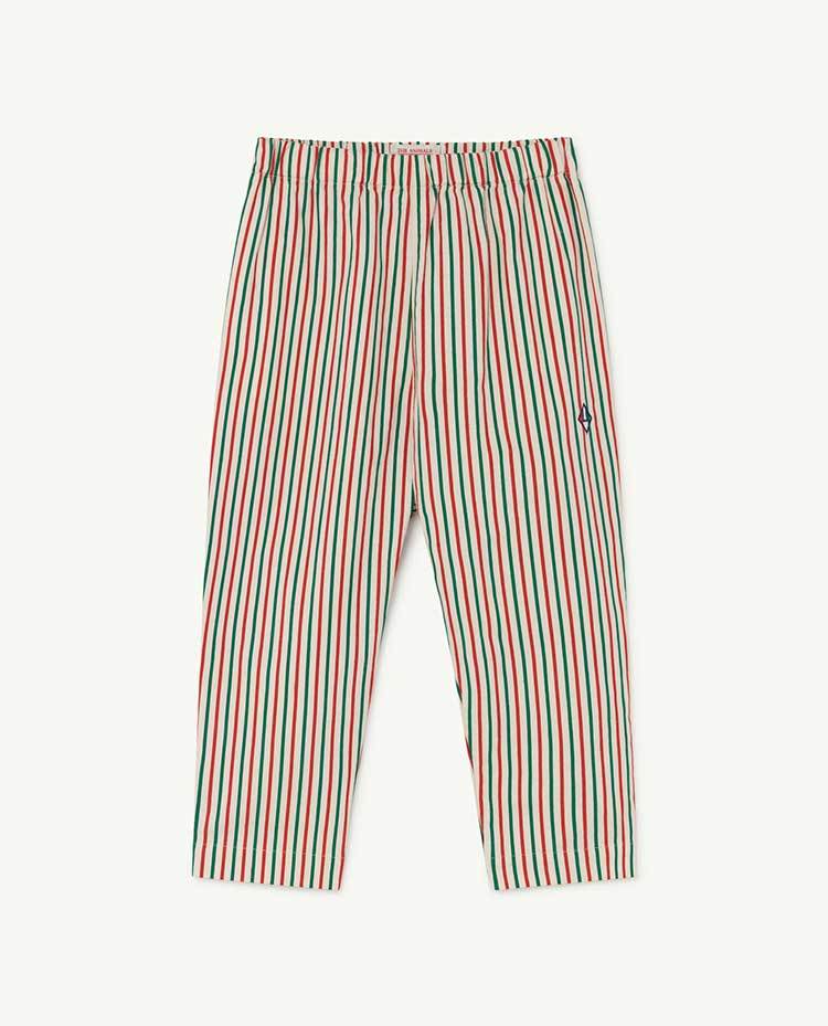 White Stripes Elephant Trousers COVER