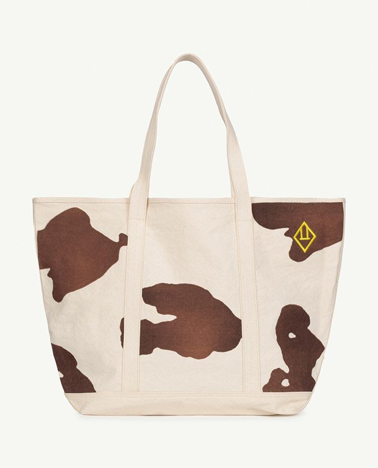 Raw White Cow Tote Bag COVER