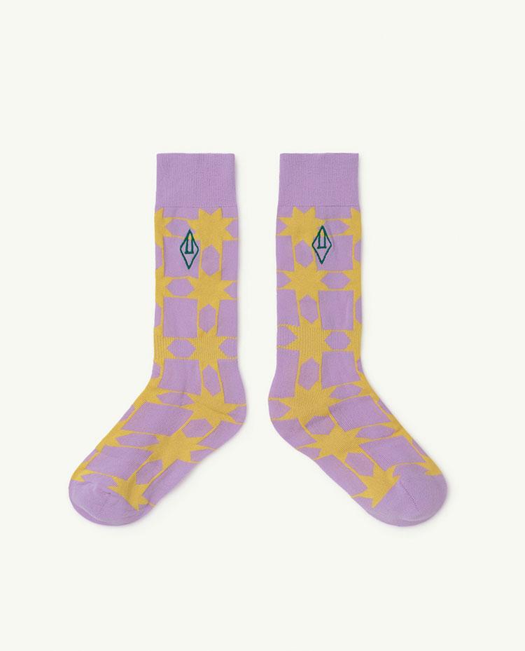 Purple Logo Hen Socks COVER