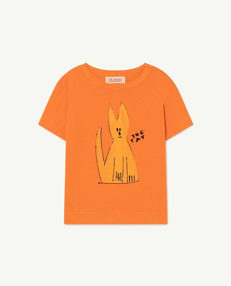 Orange Rooster Kids T-Shirt COVER