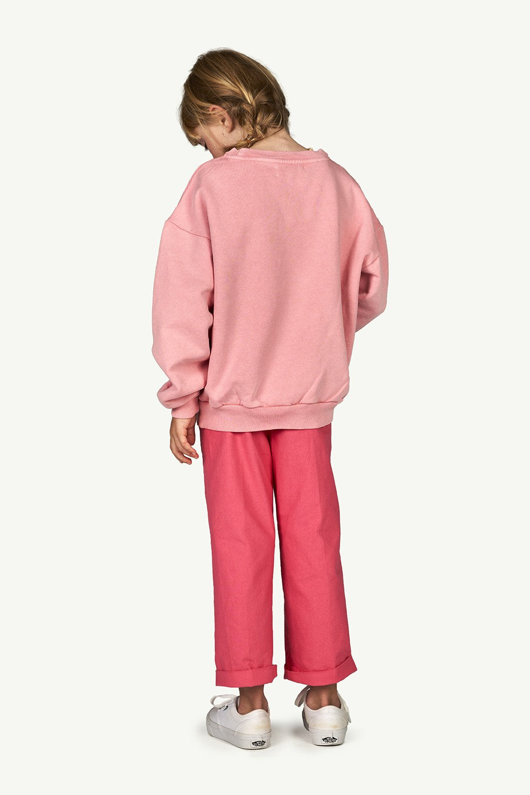 Pink Rabbit Bear Sweatshirt MODEL BACK